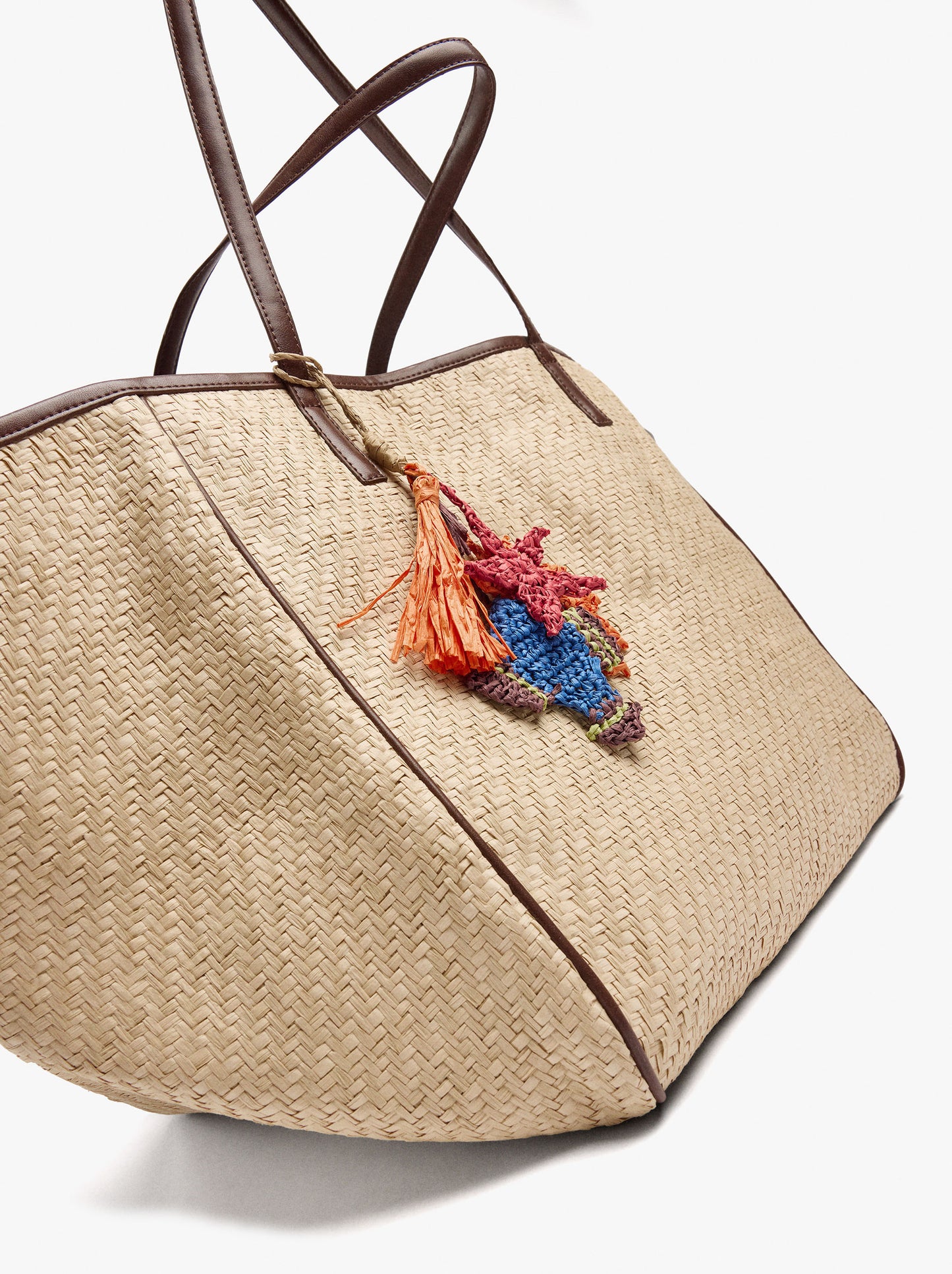 Tote Bag Paper Straw With Xl Strap