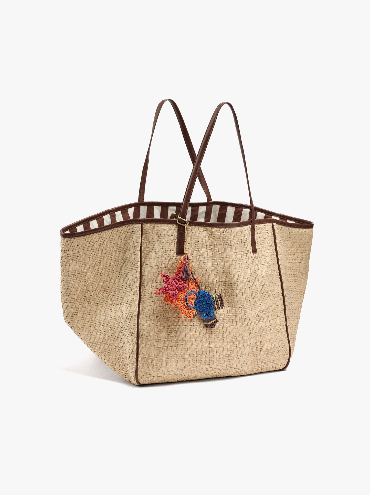 Tote Bag Paper Straw With Xl Strap