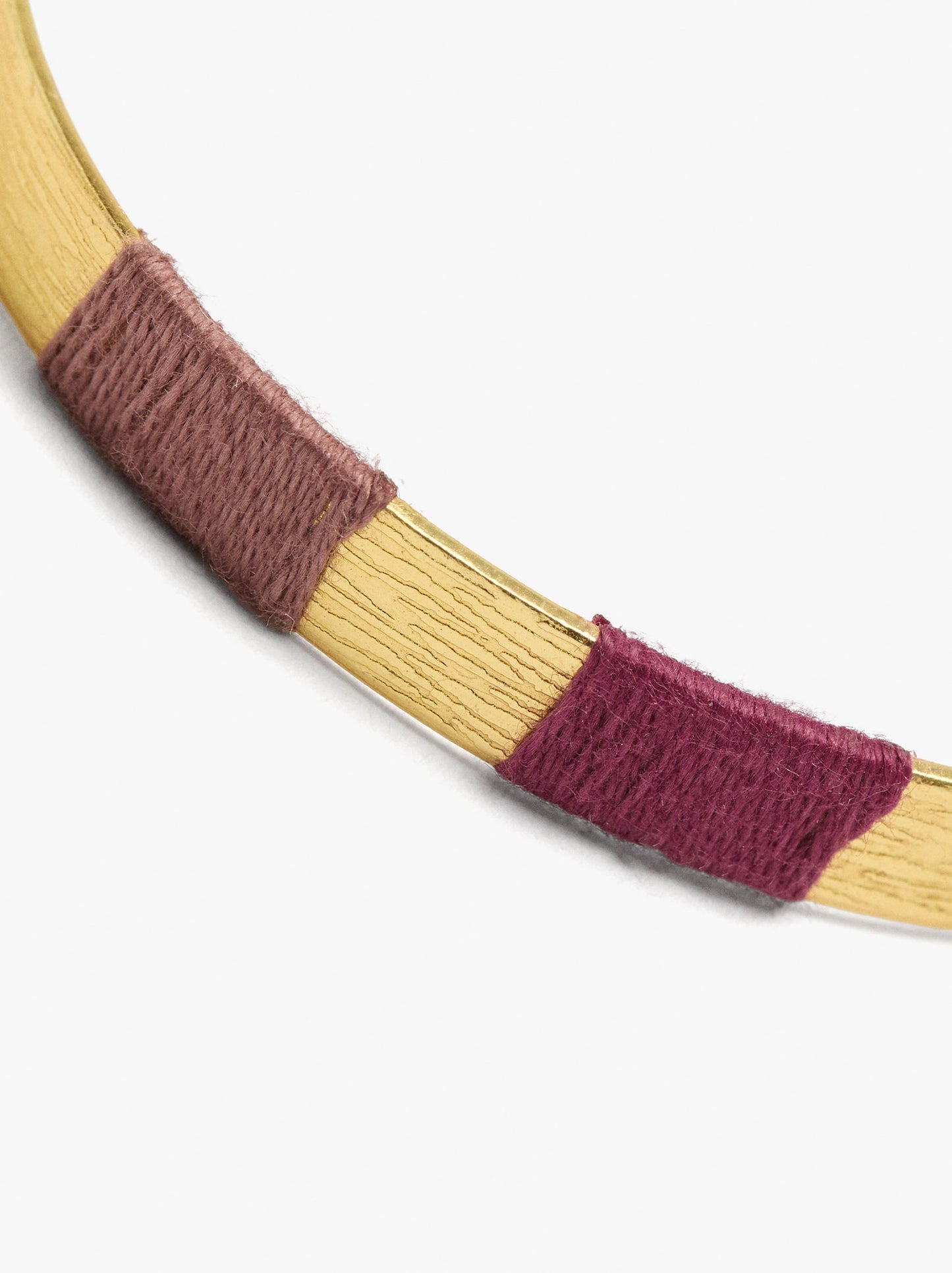 Open Bracelet With Colour Segments