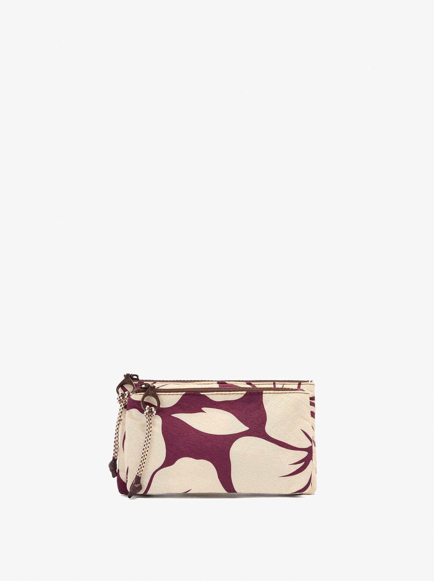 Multi-Purpose Nylon Pouch With Floral Print