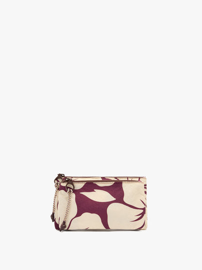 Multi-Purpose Nylon Pouch With Floral Print