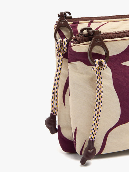 Multi-Purpose Nylon Pouch With Floral Print