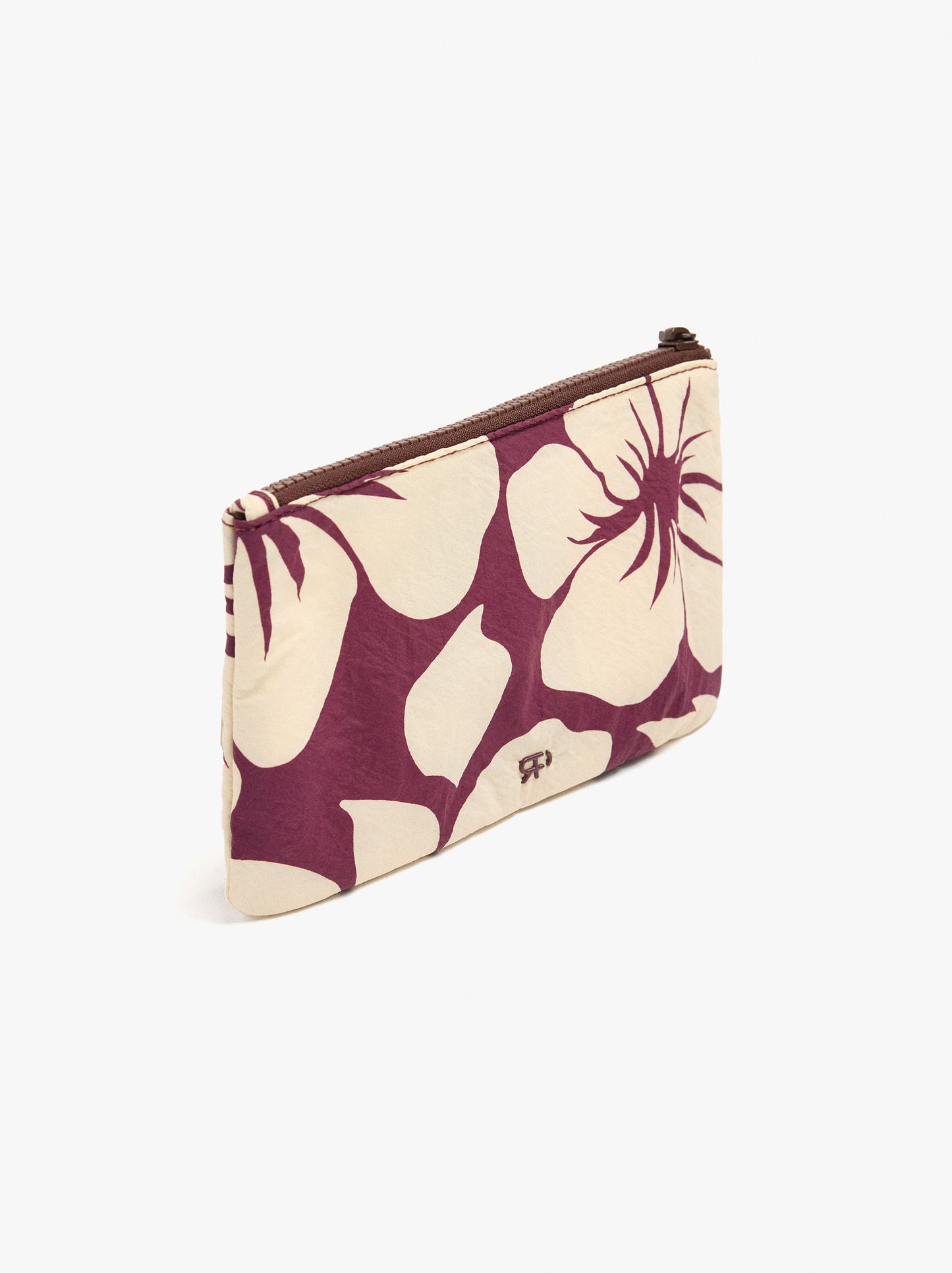 Multi-Purpose Nylon Pouch With Floral Print