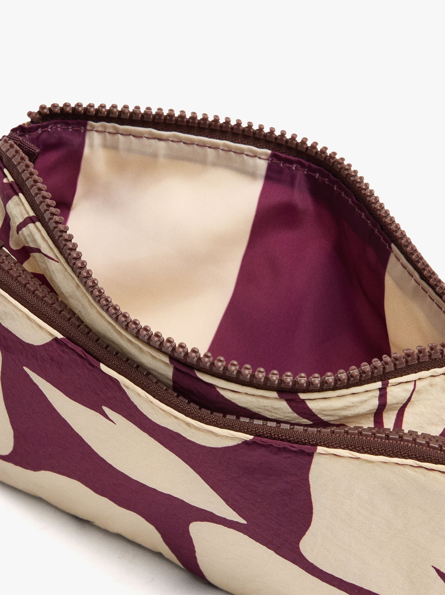 Multi-Purpose Nylon Pouch With Floral Print