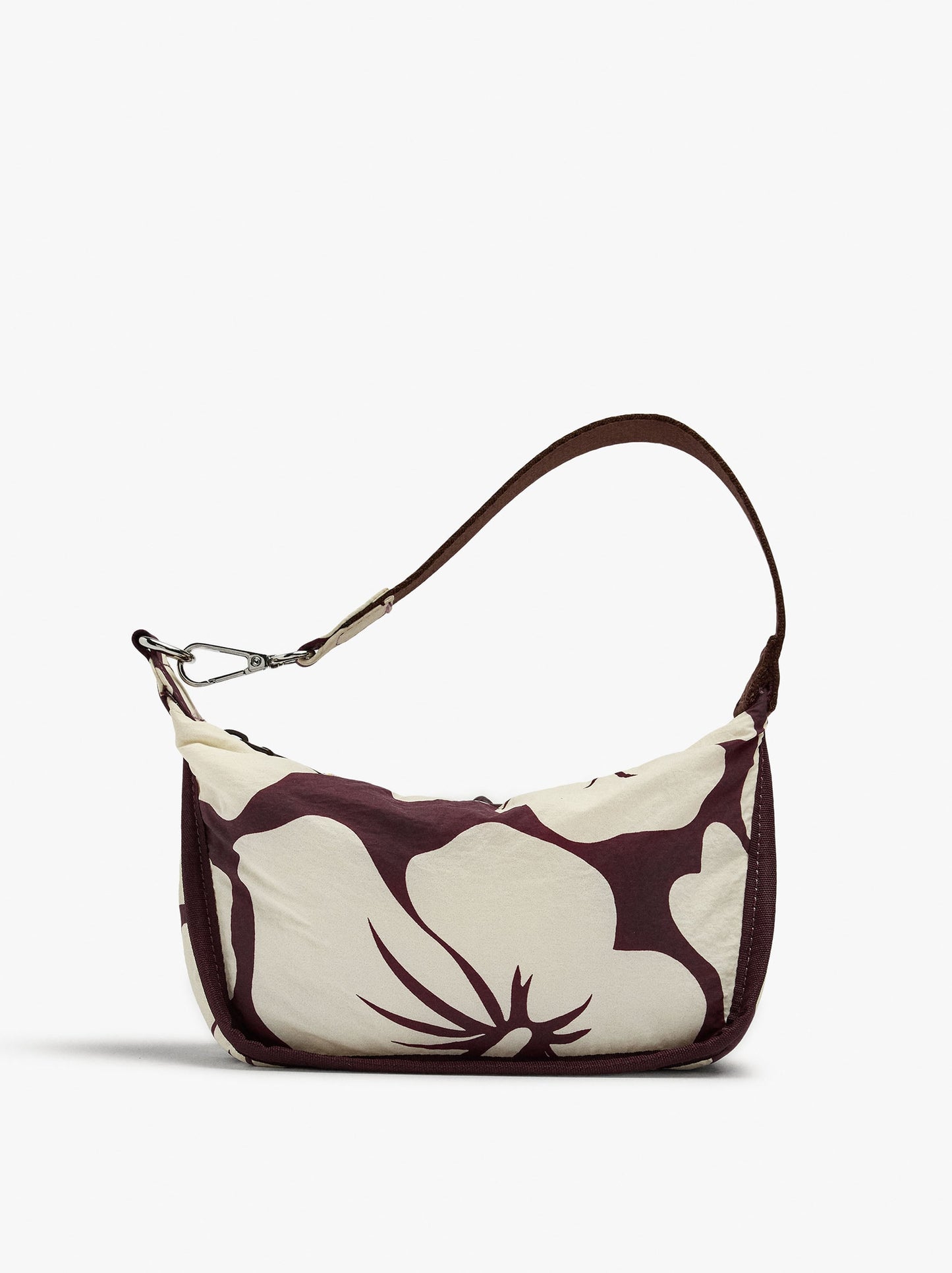 Mini Nylon Bag With Floral Print