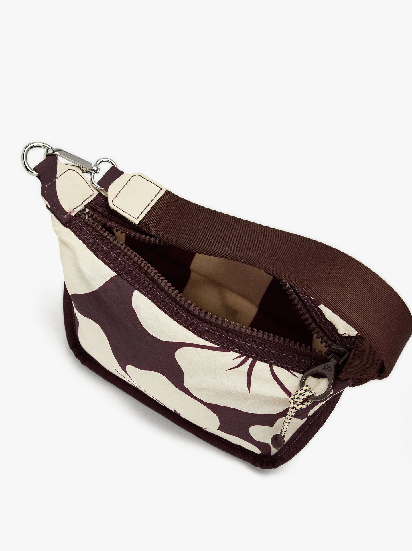 Mini Nylon Bag With Floral Print