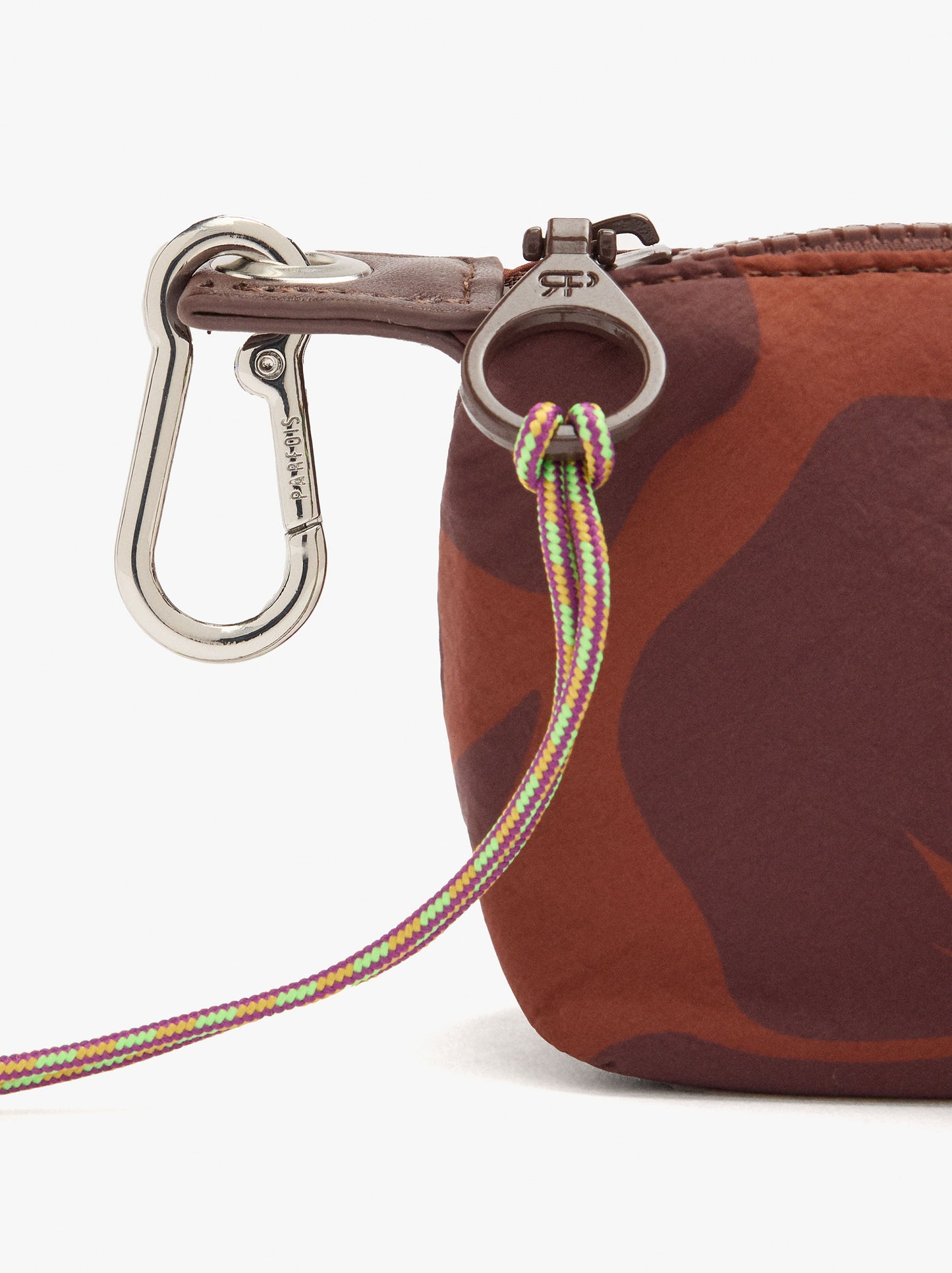 Floral Printed Nylon Coin Purse