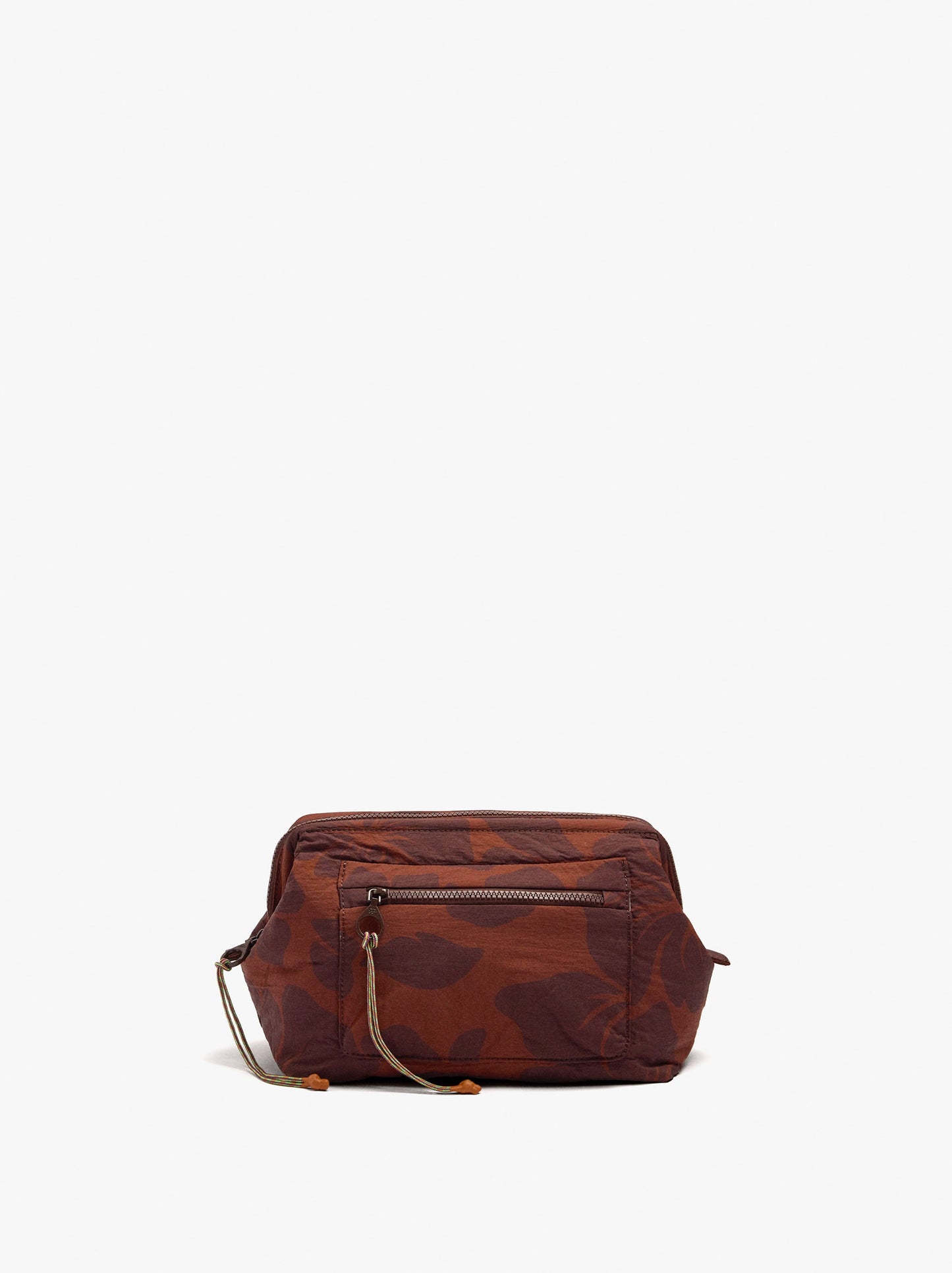 Nylon Necessaire With Floral Printed
