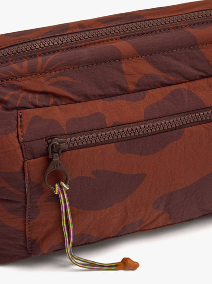 Nylon Necessaire With Floral Printed