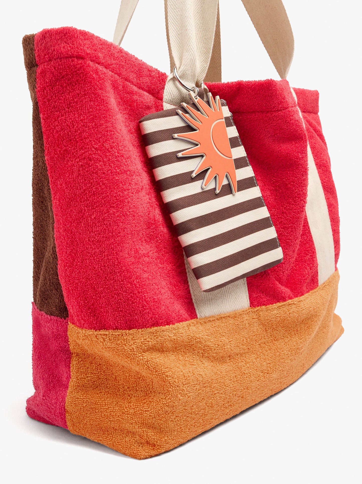 Shopper Bag With Contrast Pendant