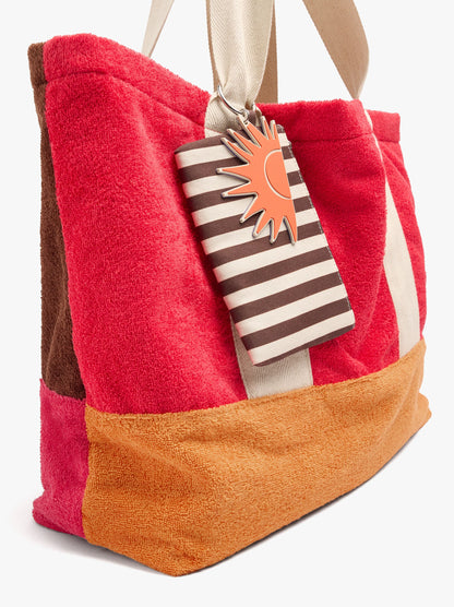 Shopper Bag With Contrast Pendant