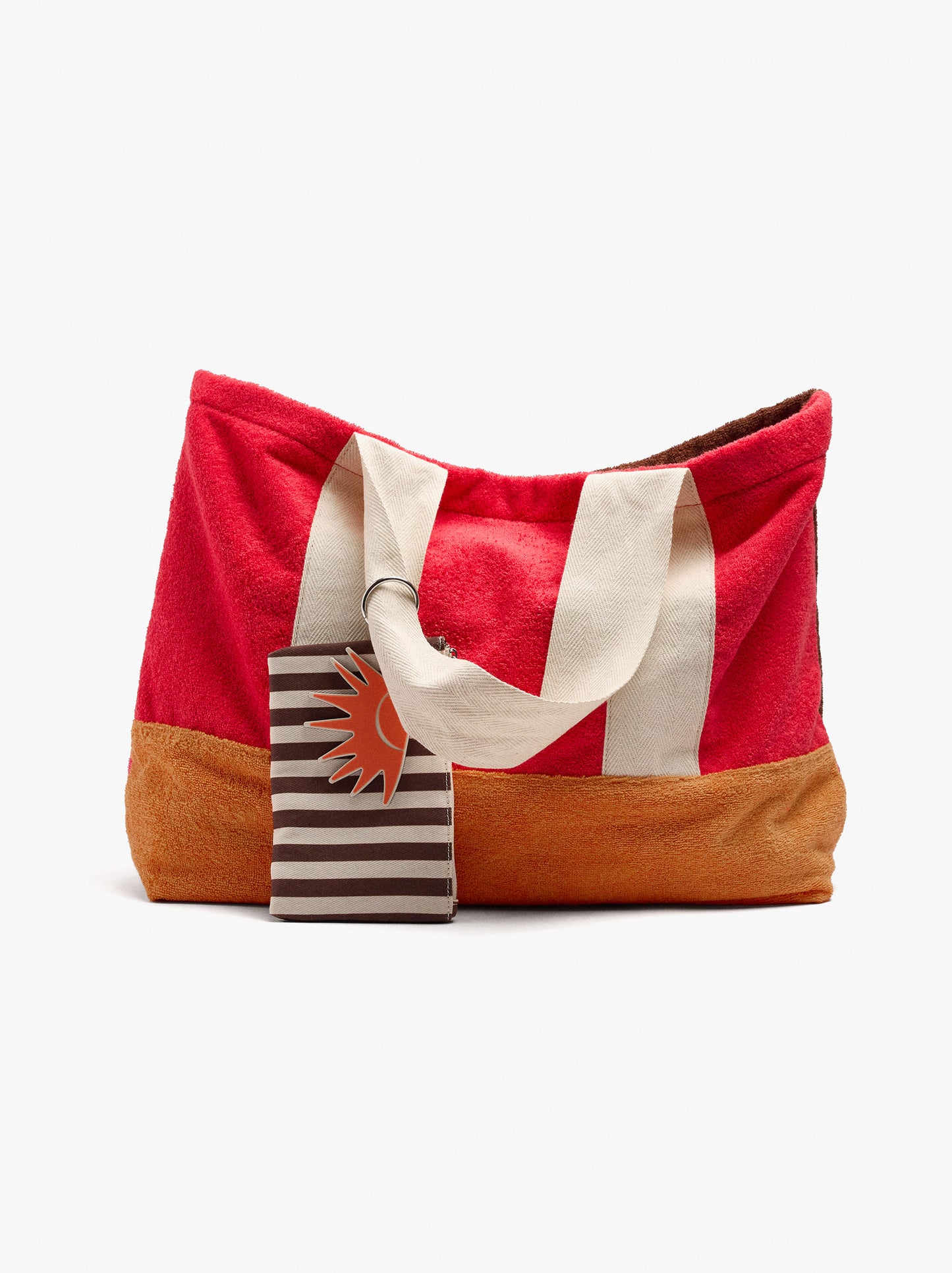 Shopper Bag With Contrast Pendant