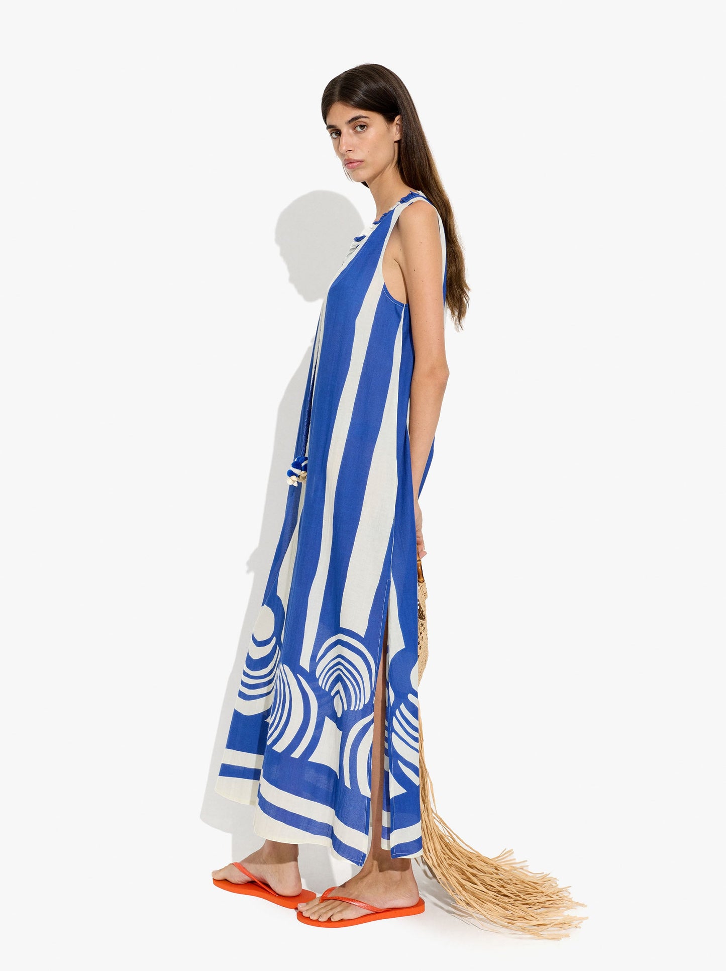 Long Printed Dress