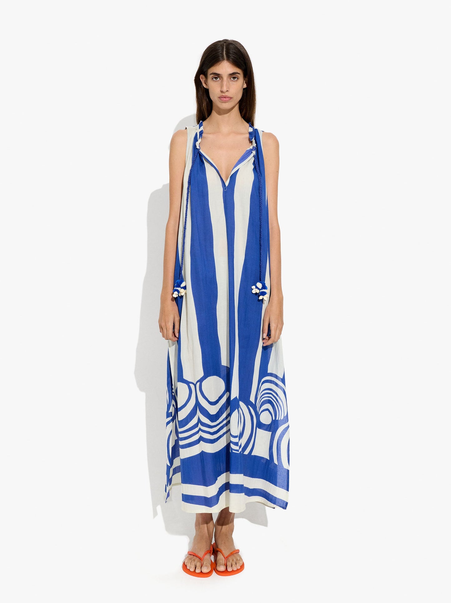 Long Printed Dress