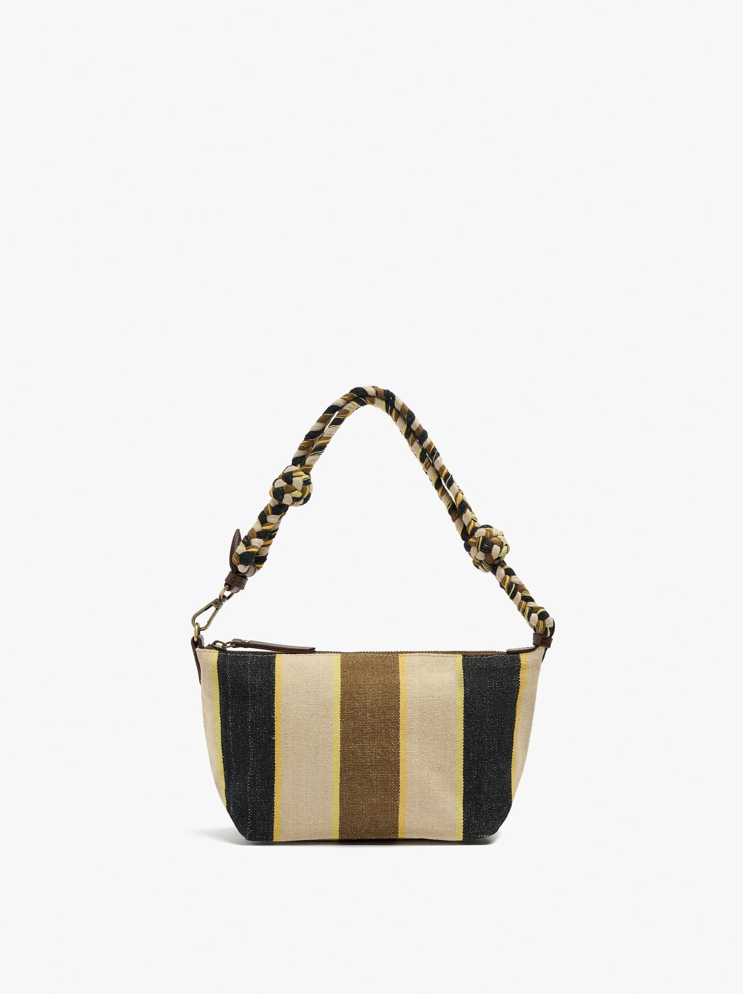 Shoulder Bag With Stripes