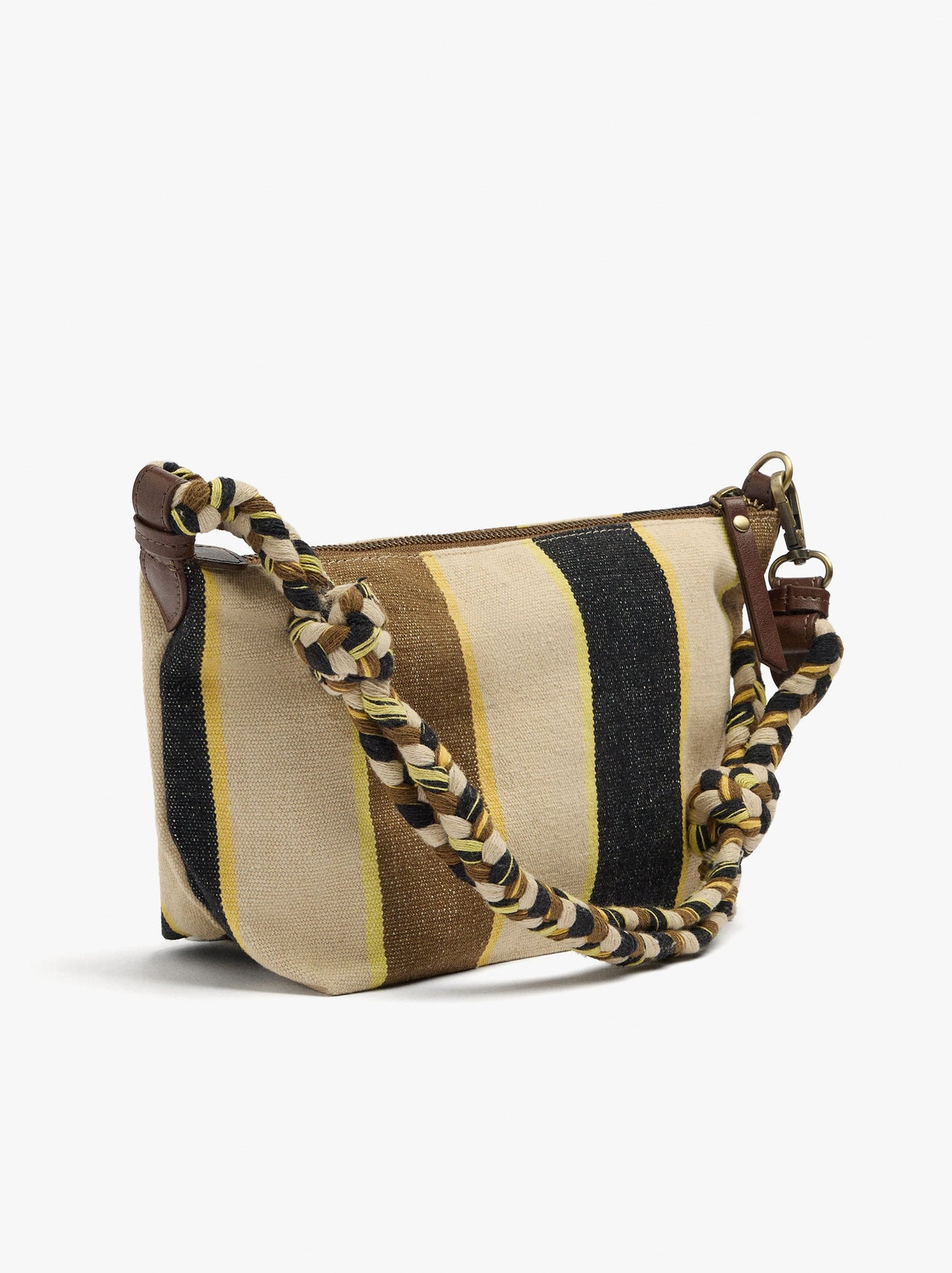 Shoulder Bag With Stripes