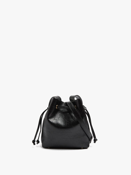 Bucket Bag With Animal Embossing