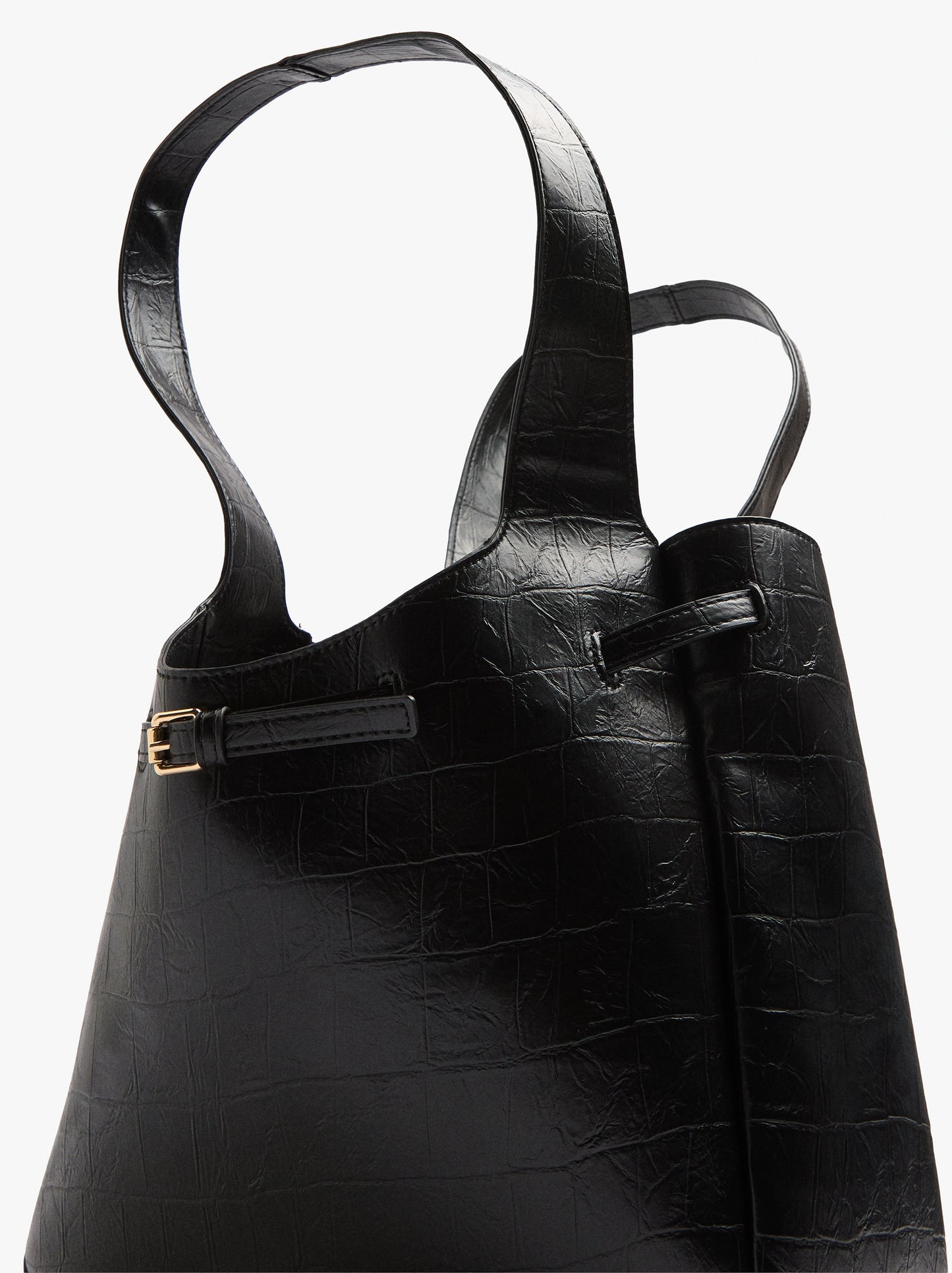 Shopper Bag With Belt Detail