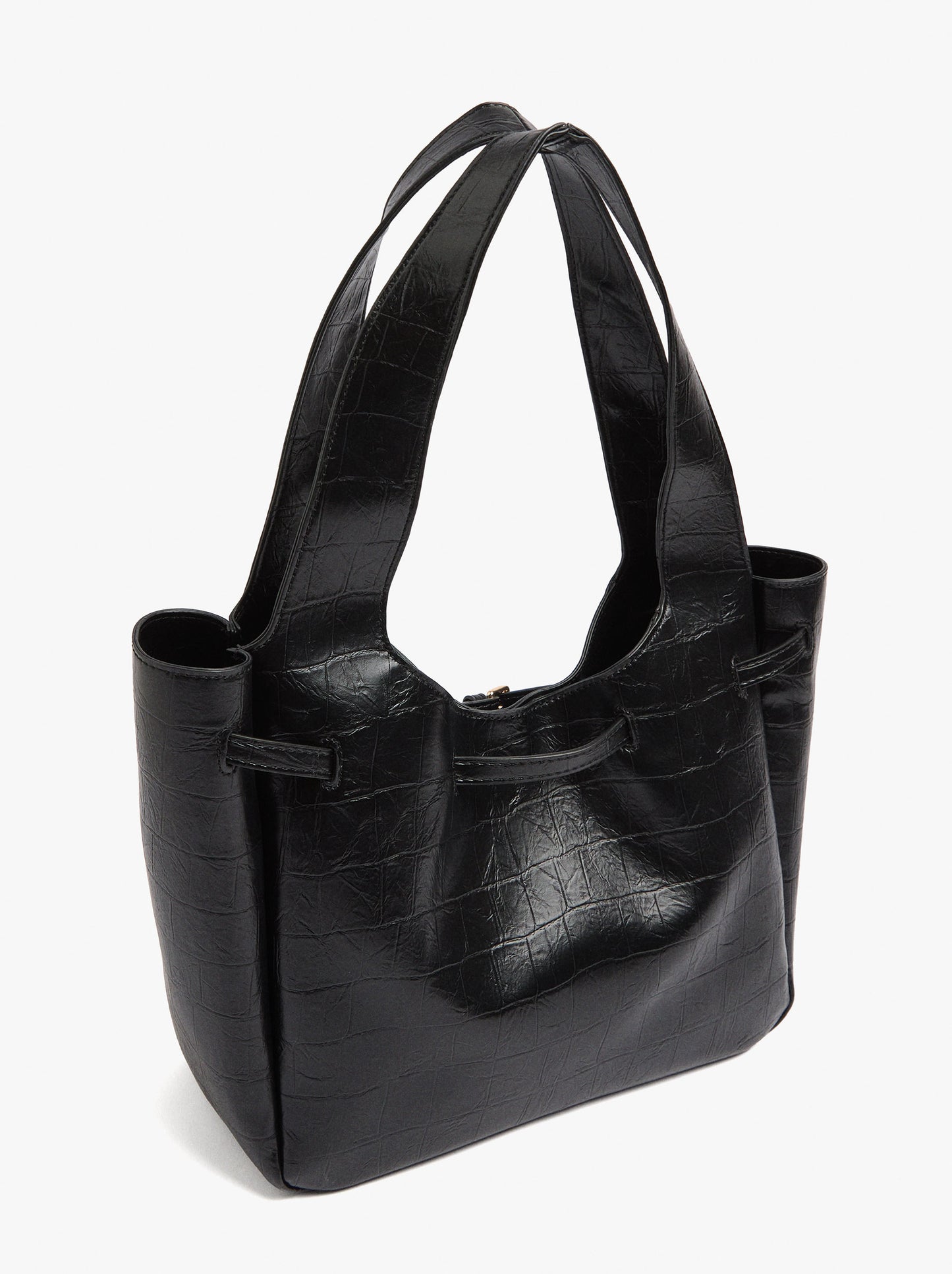 Shopper Bag With Belt Detail
