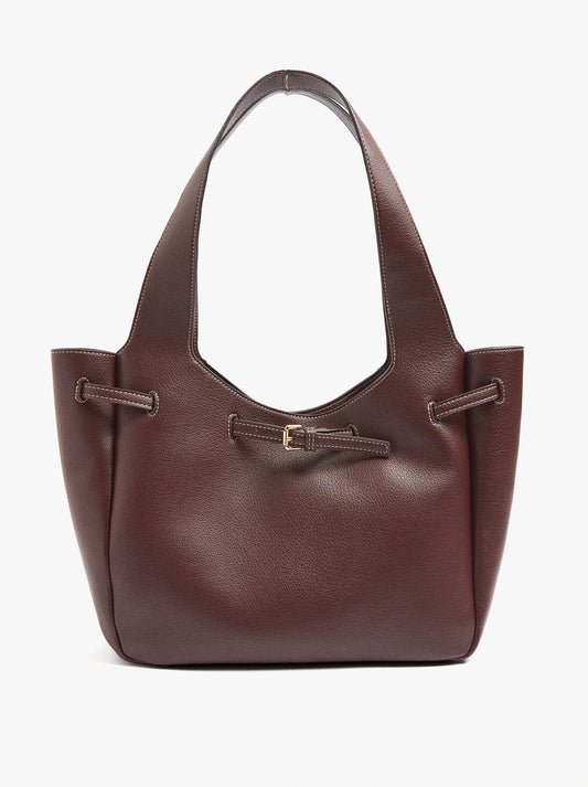 Shopper Bag With Belt Detail