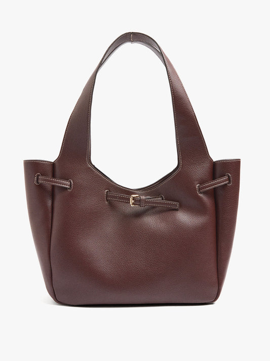 Shopper Bag With Belt Detail
