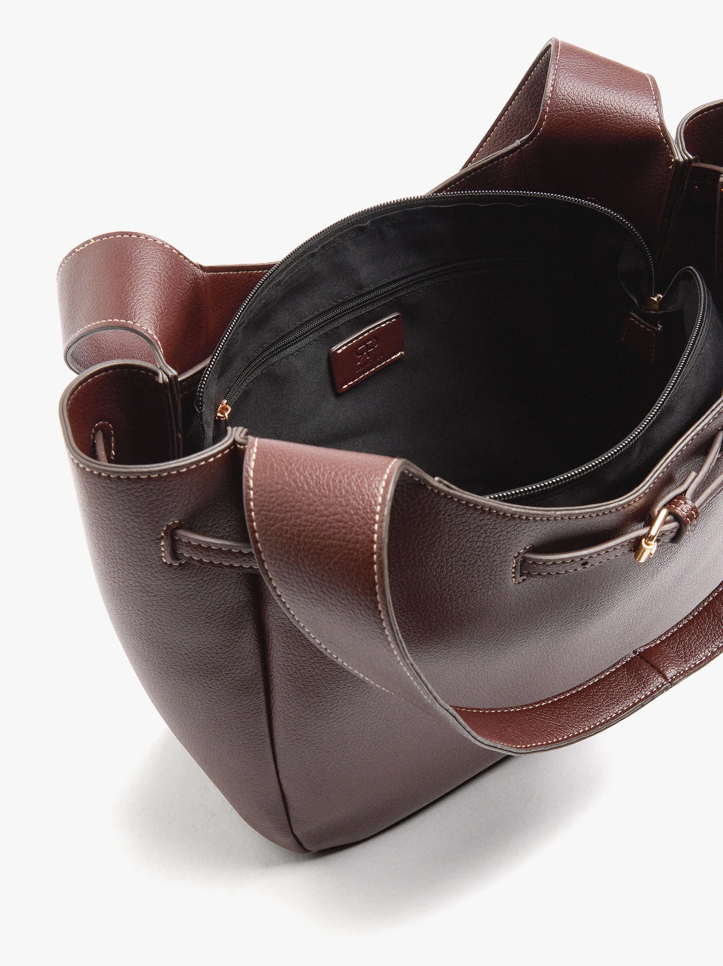 Shopper Bag With Belt Detail