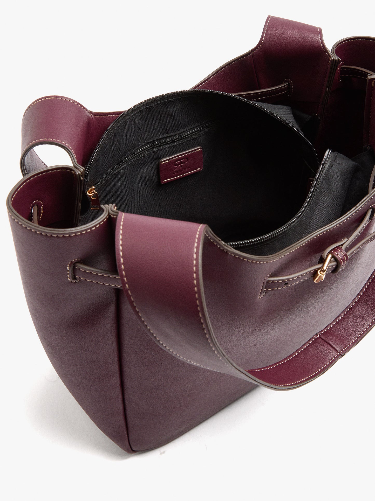 Shopper Bag With Belt Detail