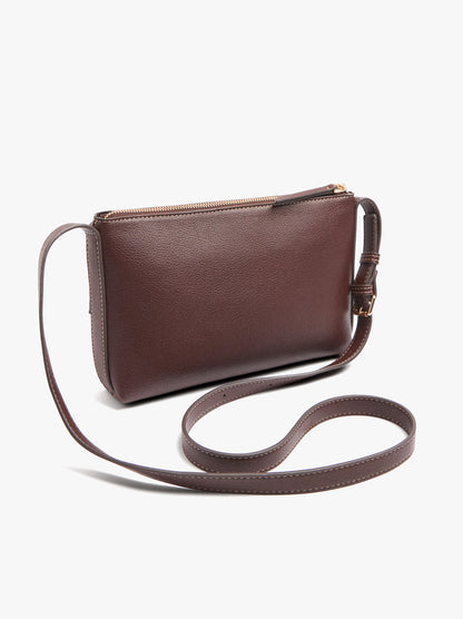 Crossbody Bag With Double Effect With Flap