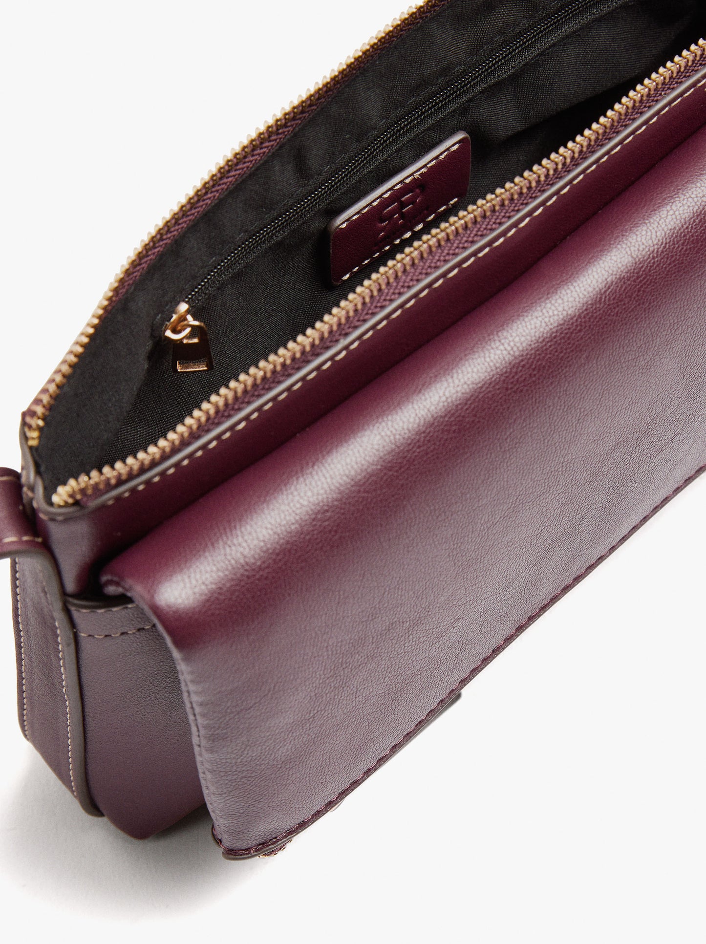 Crossbody Bag With Double Effect With Flap