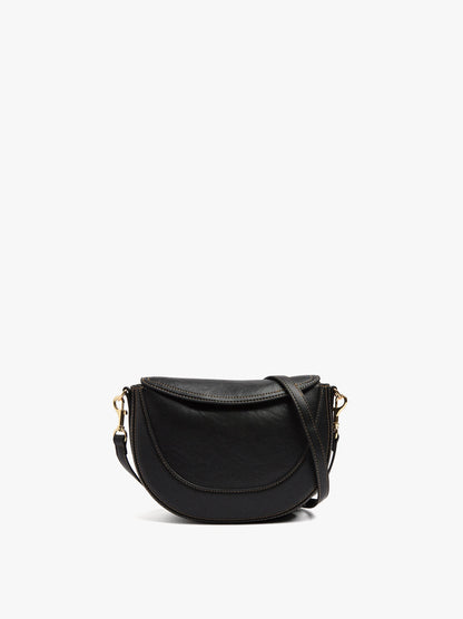 Oval Crossbody Bag With Flap