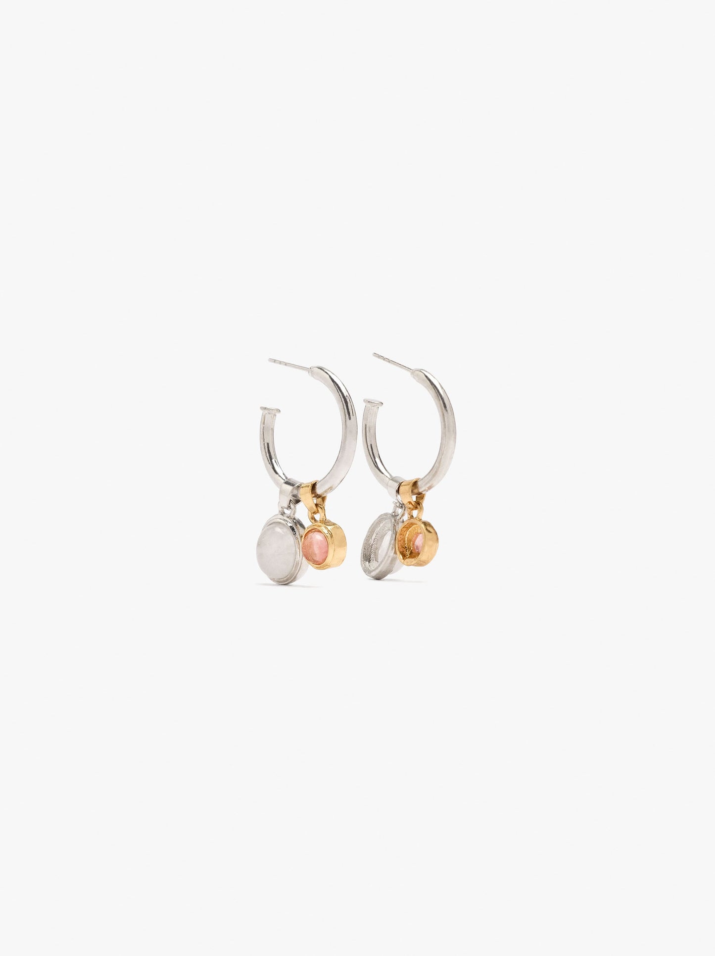 Hoop Earrings With Stones