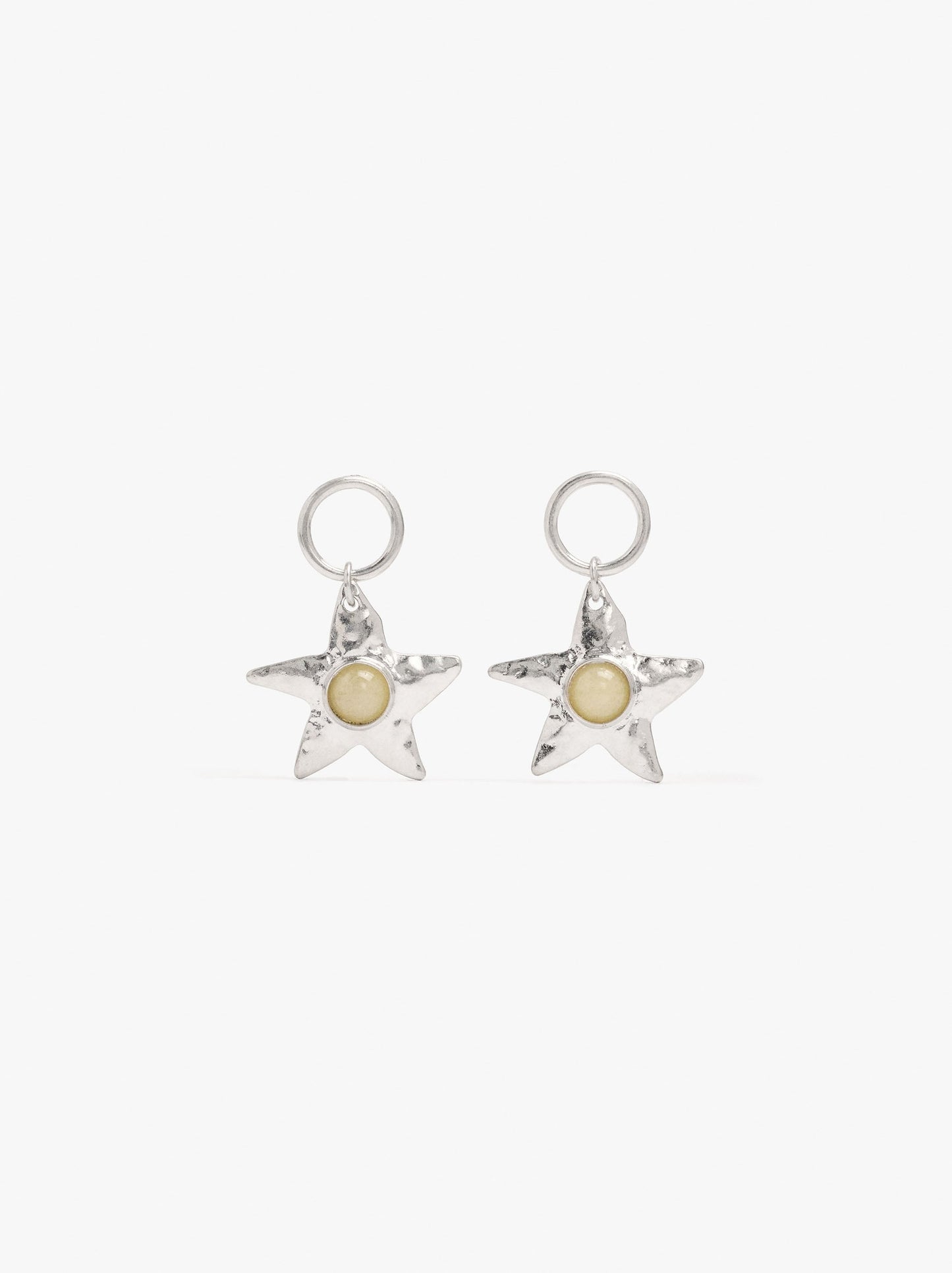 Star Earrings With Stones