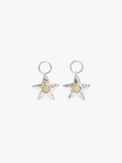 Star Earrings With Stones