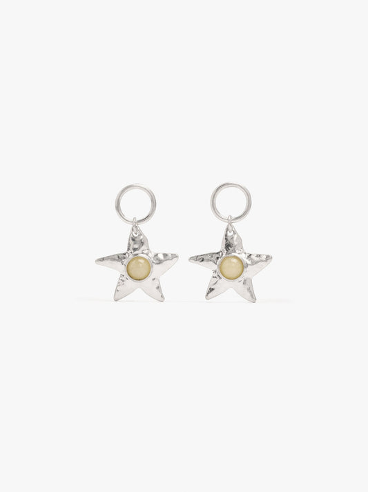 Star Earrings With Stones