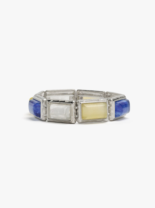 Elastic Bracelet Plates With Stones