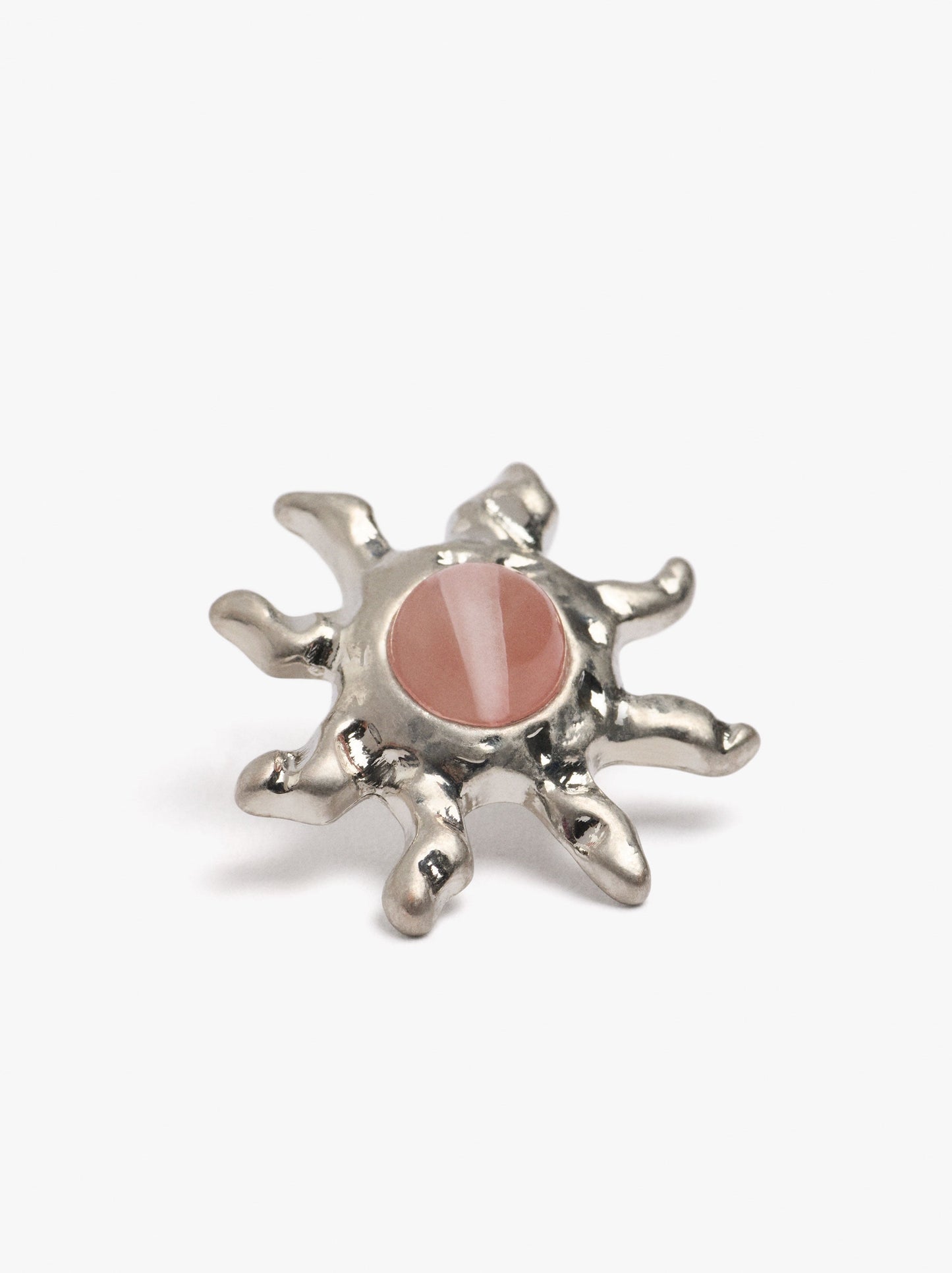 Sun Earrings With Stone