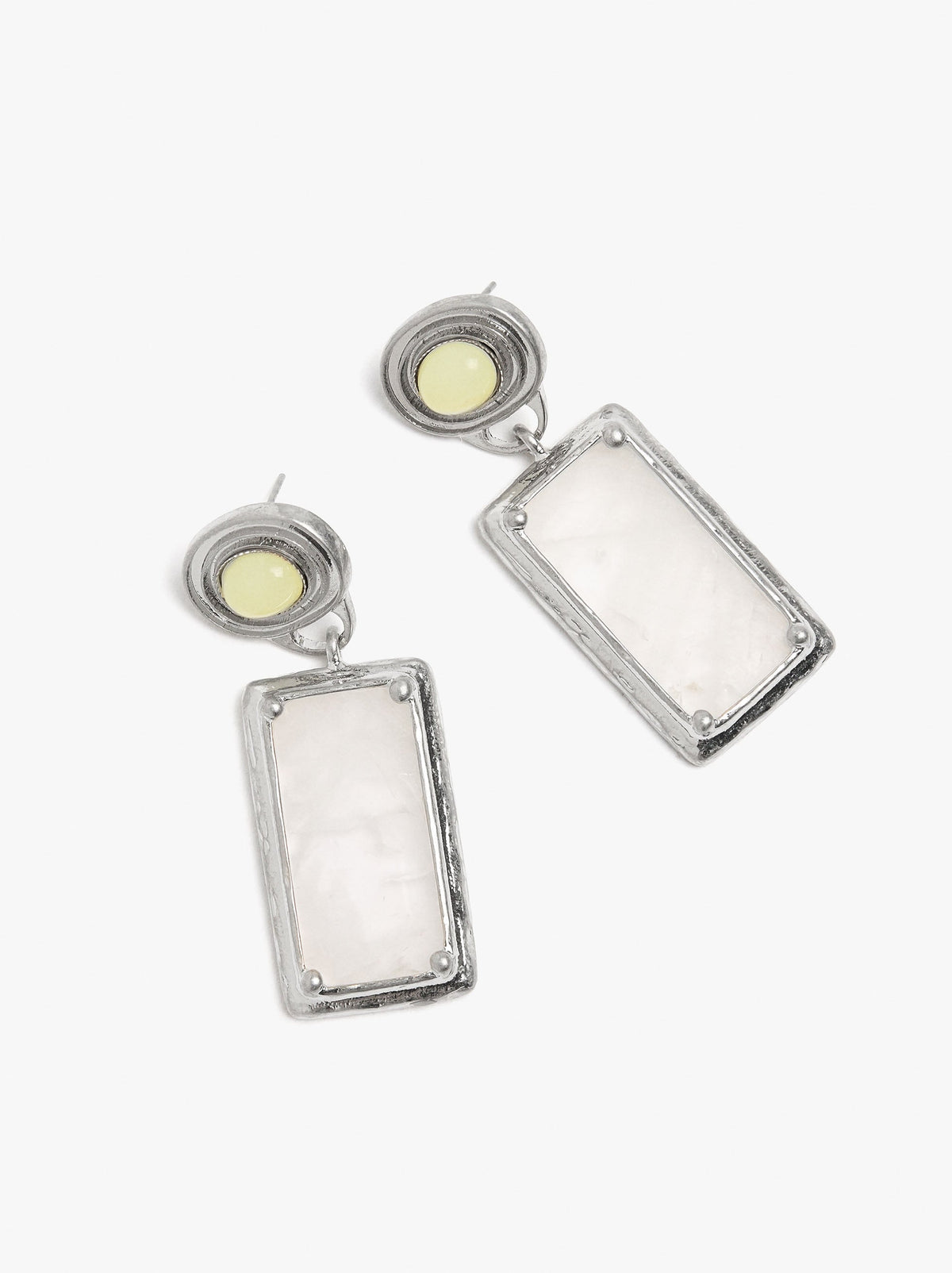 Geometric Earrings With Stones