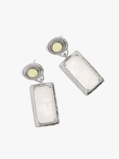 Geometric Earrings With Stones