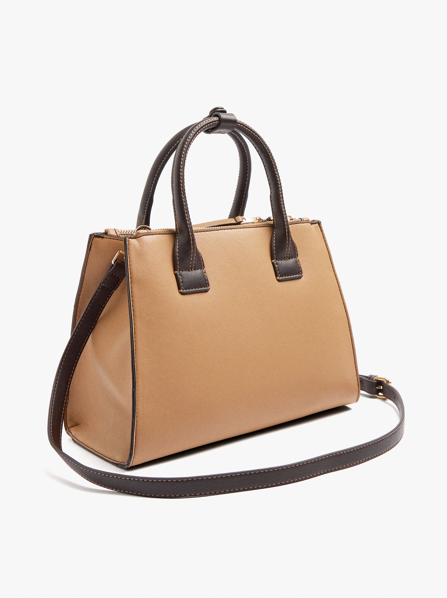 Tote Bag With Pendant And Crossbody Bag Strap