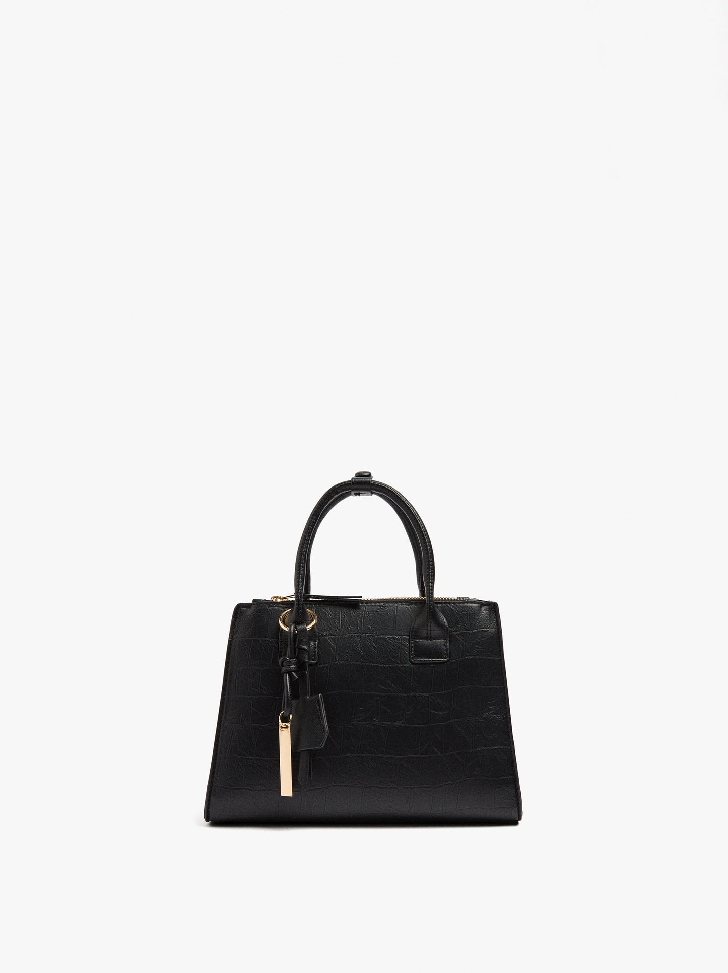 Tote Bag With Pendant And Crossbody Bag Strap
