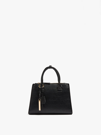Tote Bag With Pendant And Crossbody Bag Strap