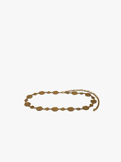 Metal Belt With Irregular Medals