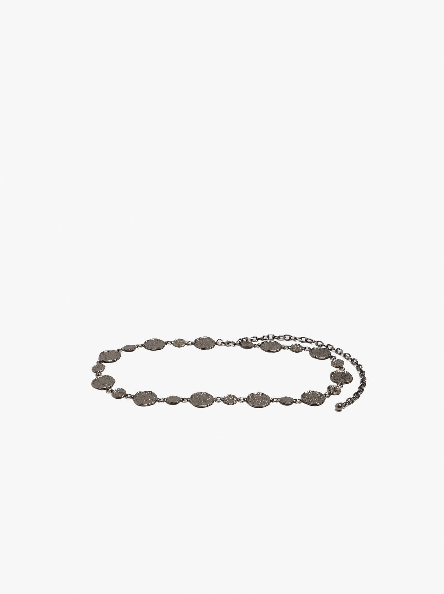 Metal Belt With Irregular Medals