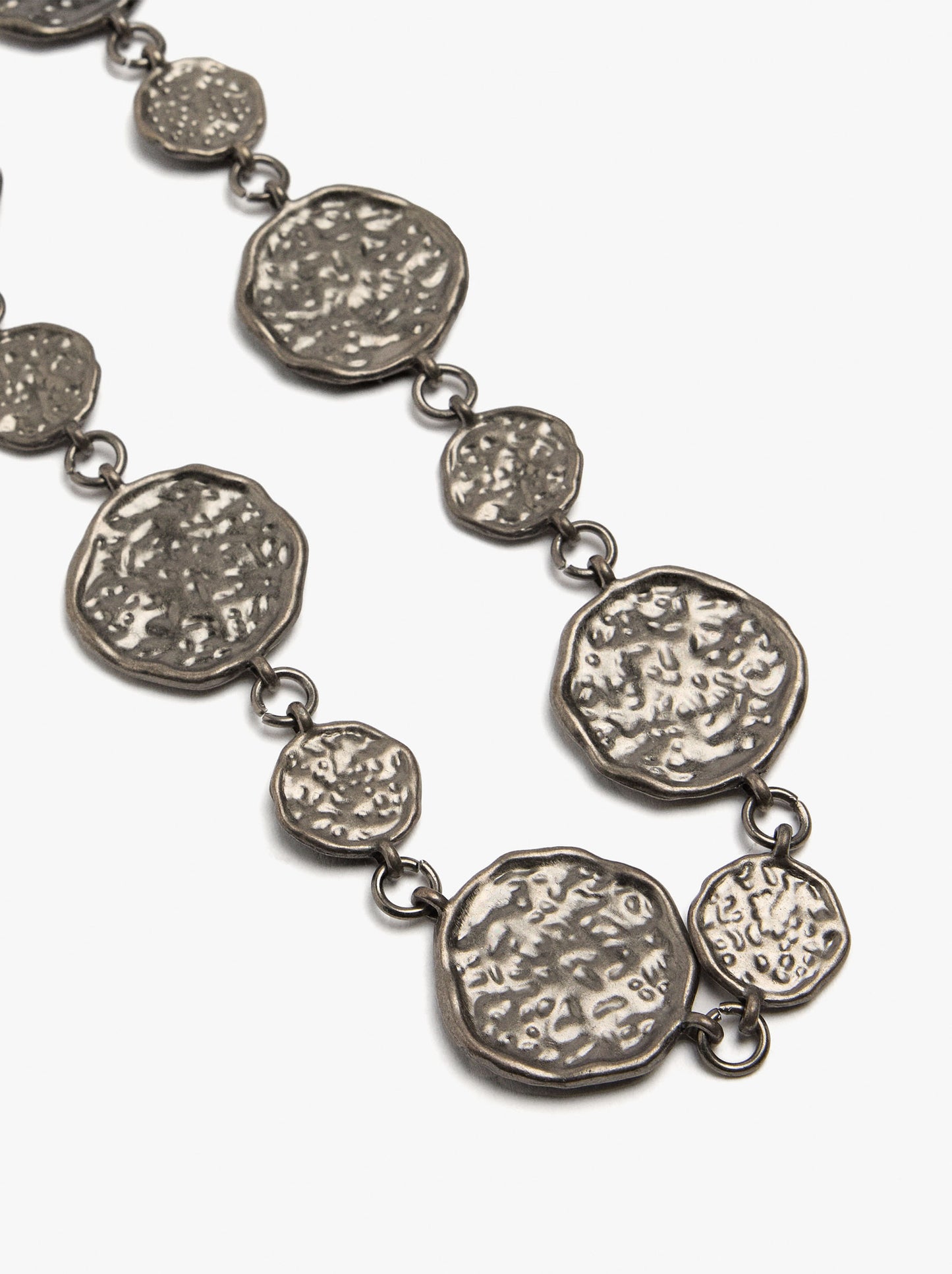 Metal Belt With Irregular Medals