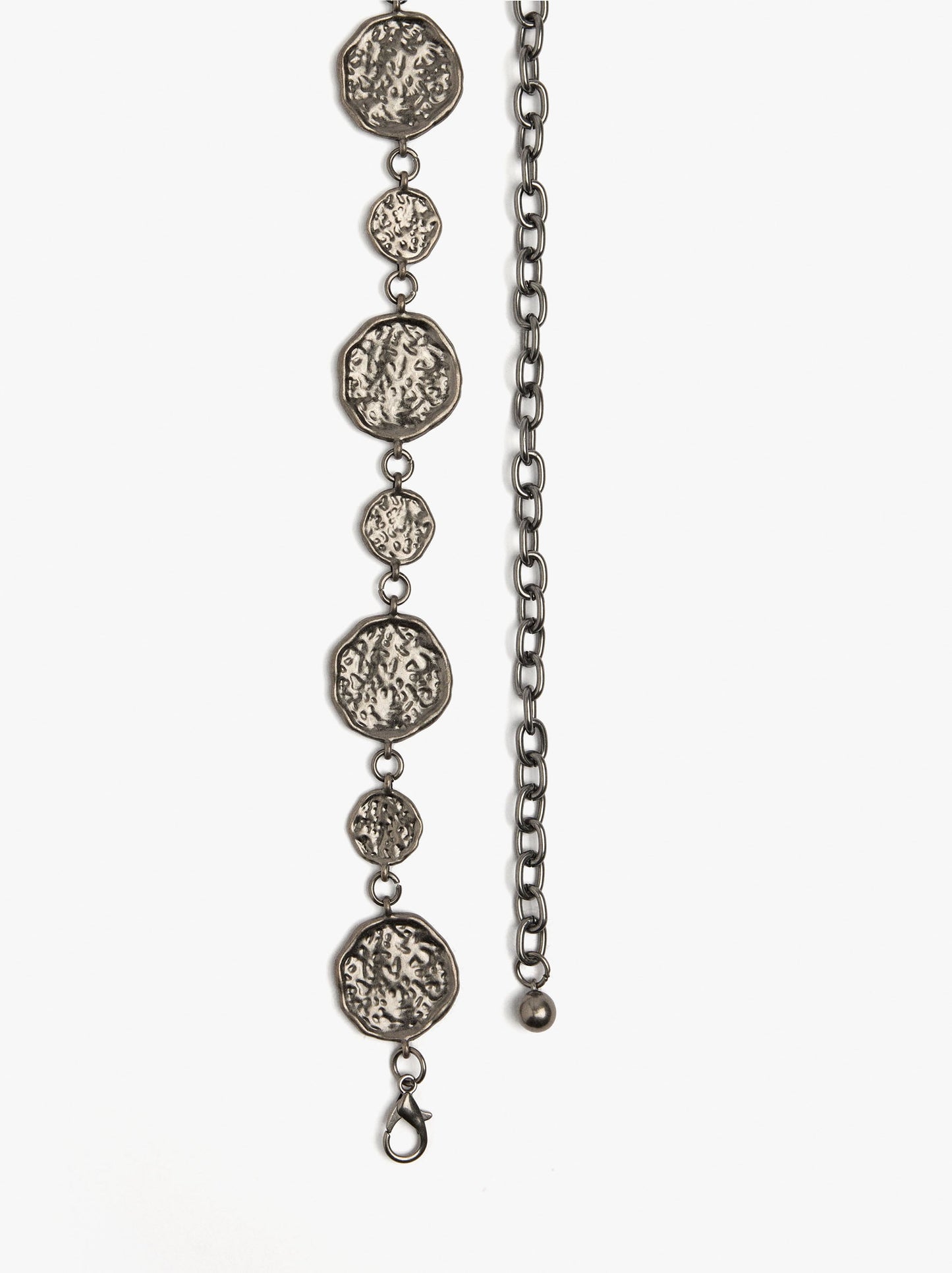Metal Belt With Irregular Medals