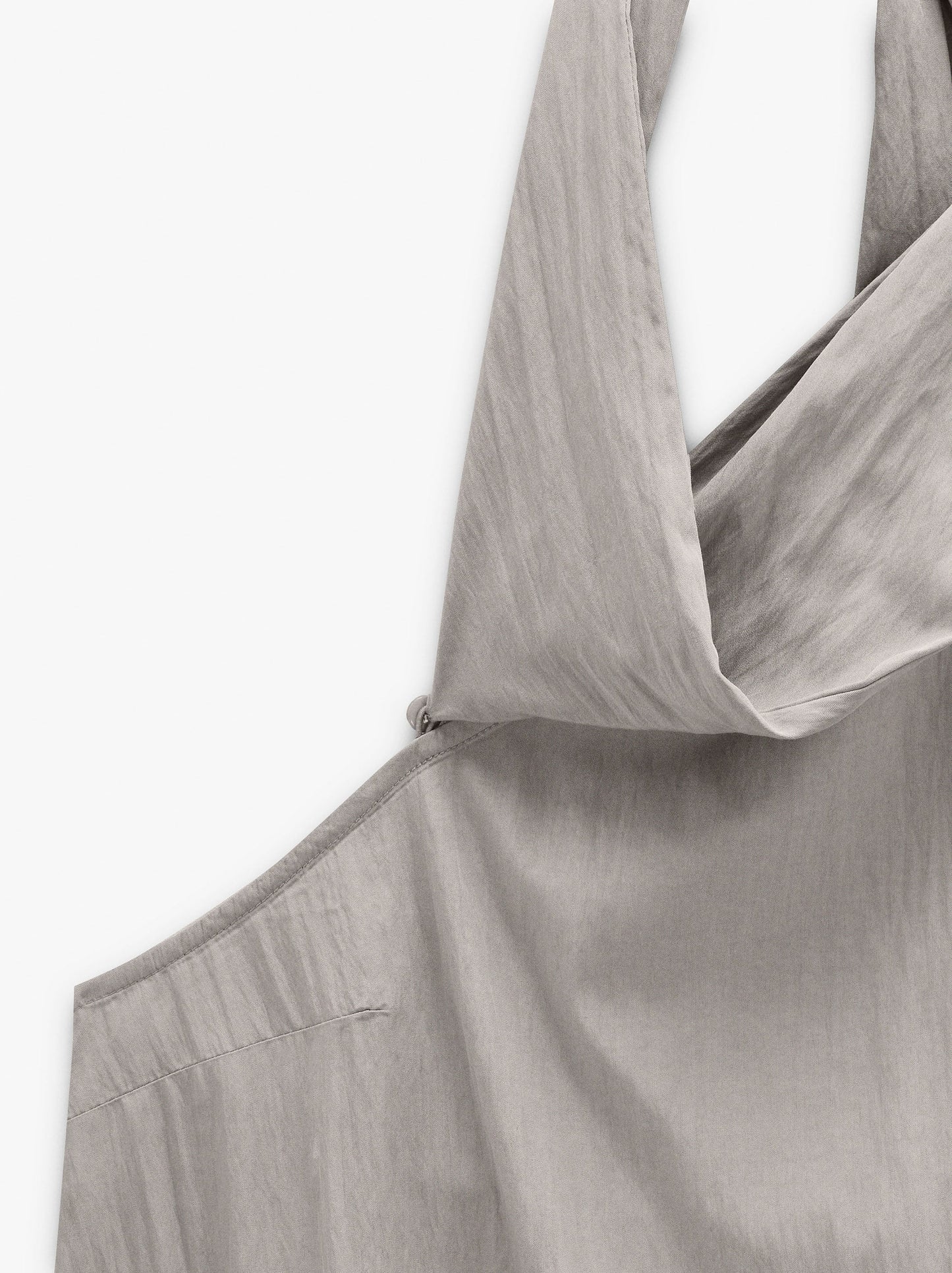 Asymmetric Halter Top