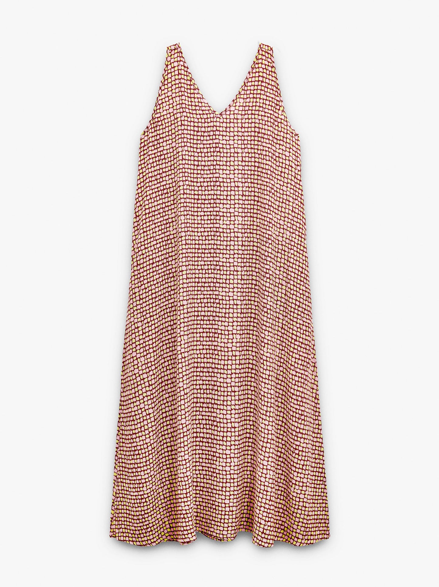 Flowy Printed Dress With Pockets