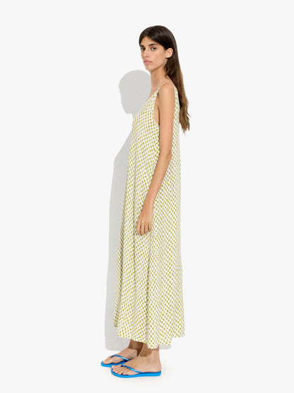 Flowy Printed Dress With Pockets