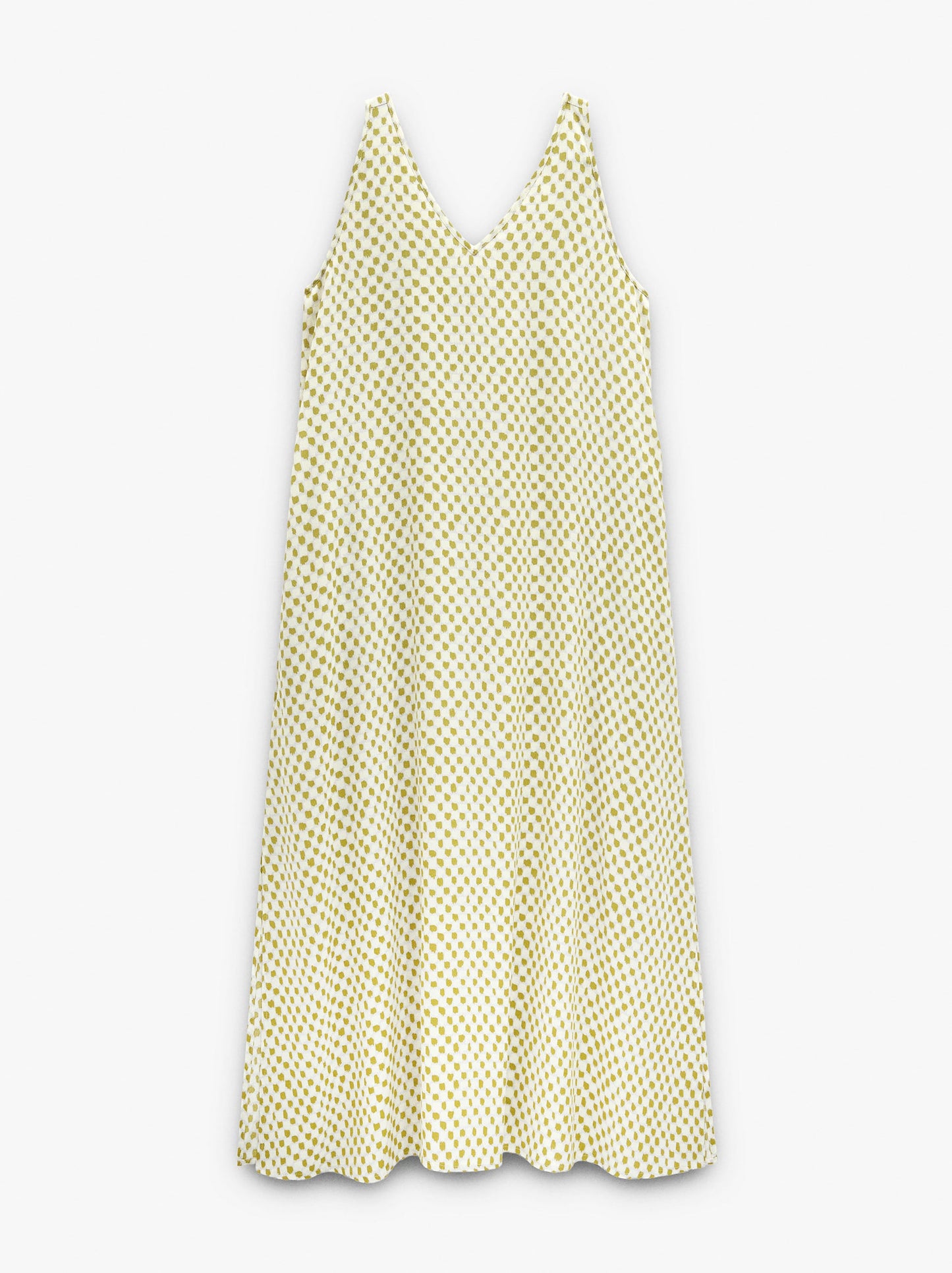 Flowy Printed Dress With Pockets