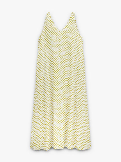 Flowy Printed Dress With Pockets